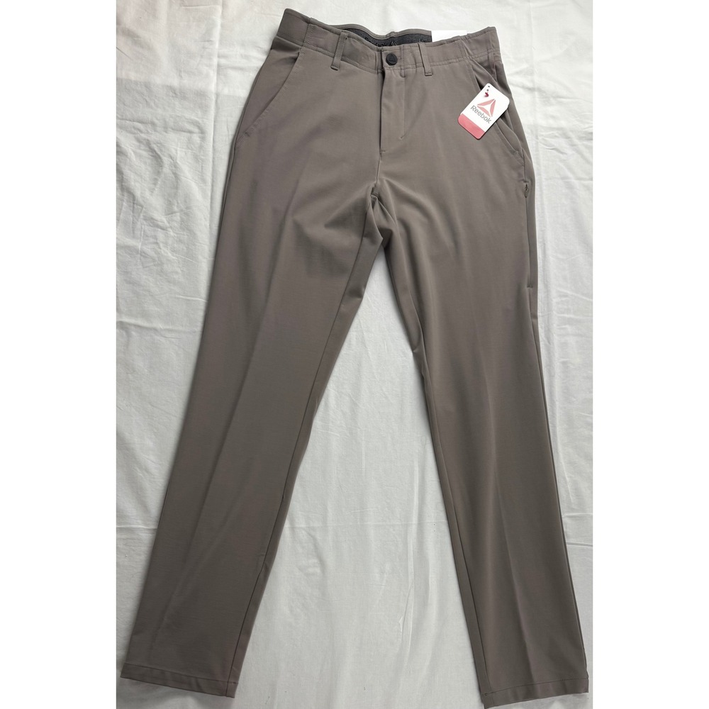 Reebok Mens 6 Pocket Pant Driftwood Brown Regular Fit 30x32 NWT - Picture 8 of 16